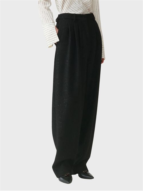 Pantalone ampio in tessuto paillettes FABIANA FILIPPI | PAD226F718M406825